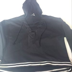 Project Runway Black Cropped Hoodie